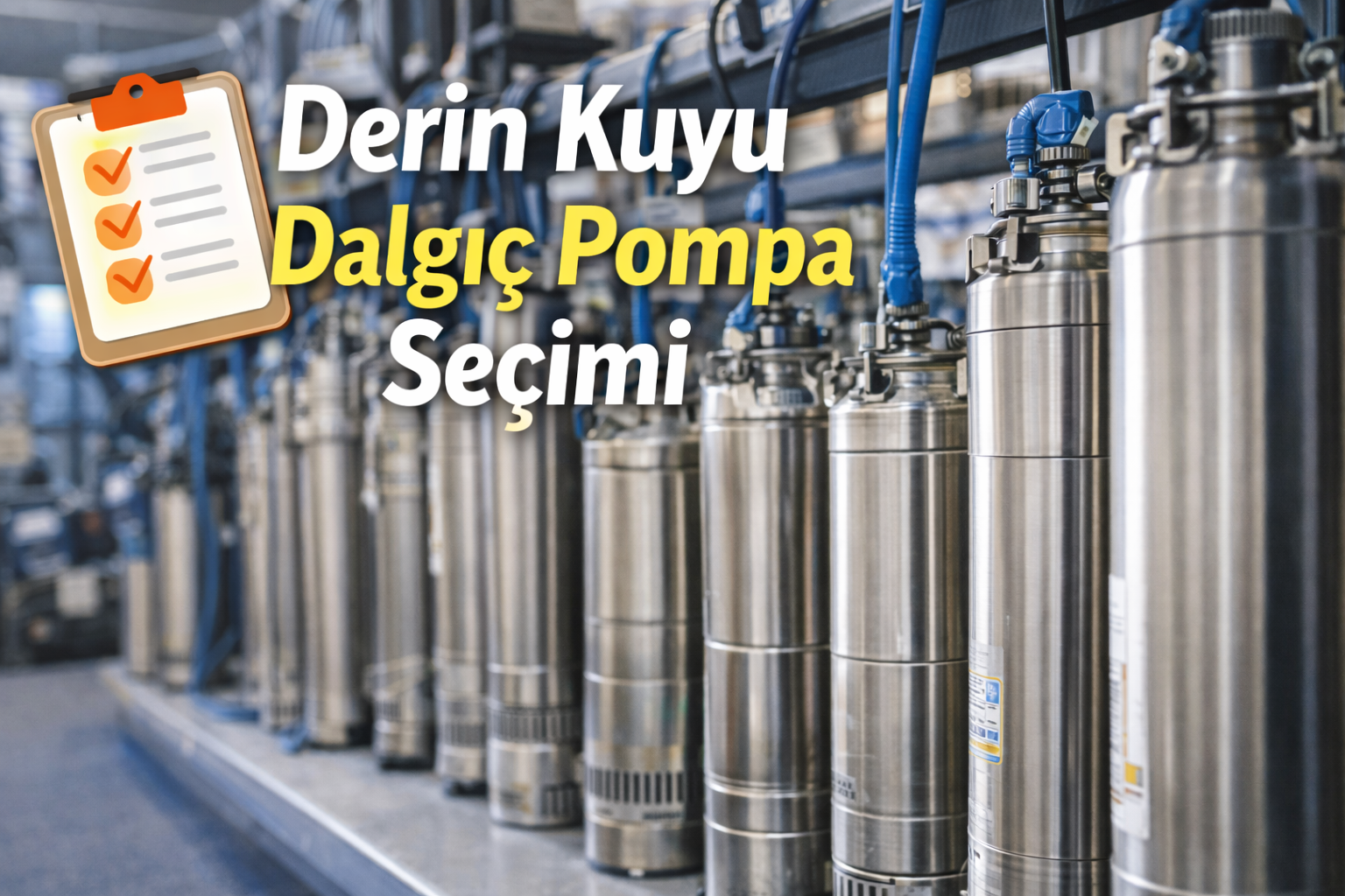 Derin Kuyu Dalgıç Pompa Seçimi