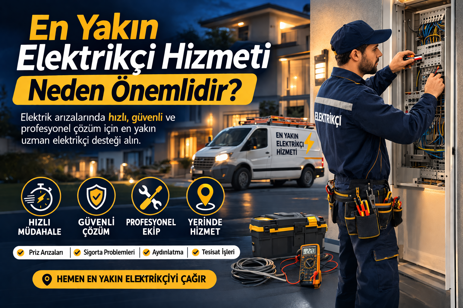 En Yakın Elektrikçi Hizmeti Neden Önemlidir?