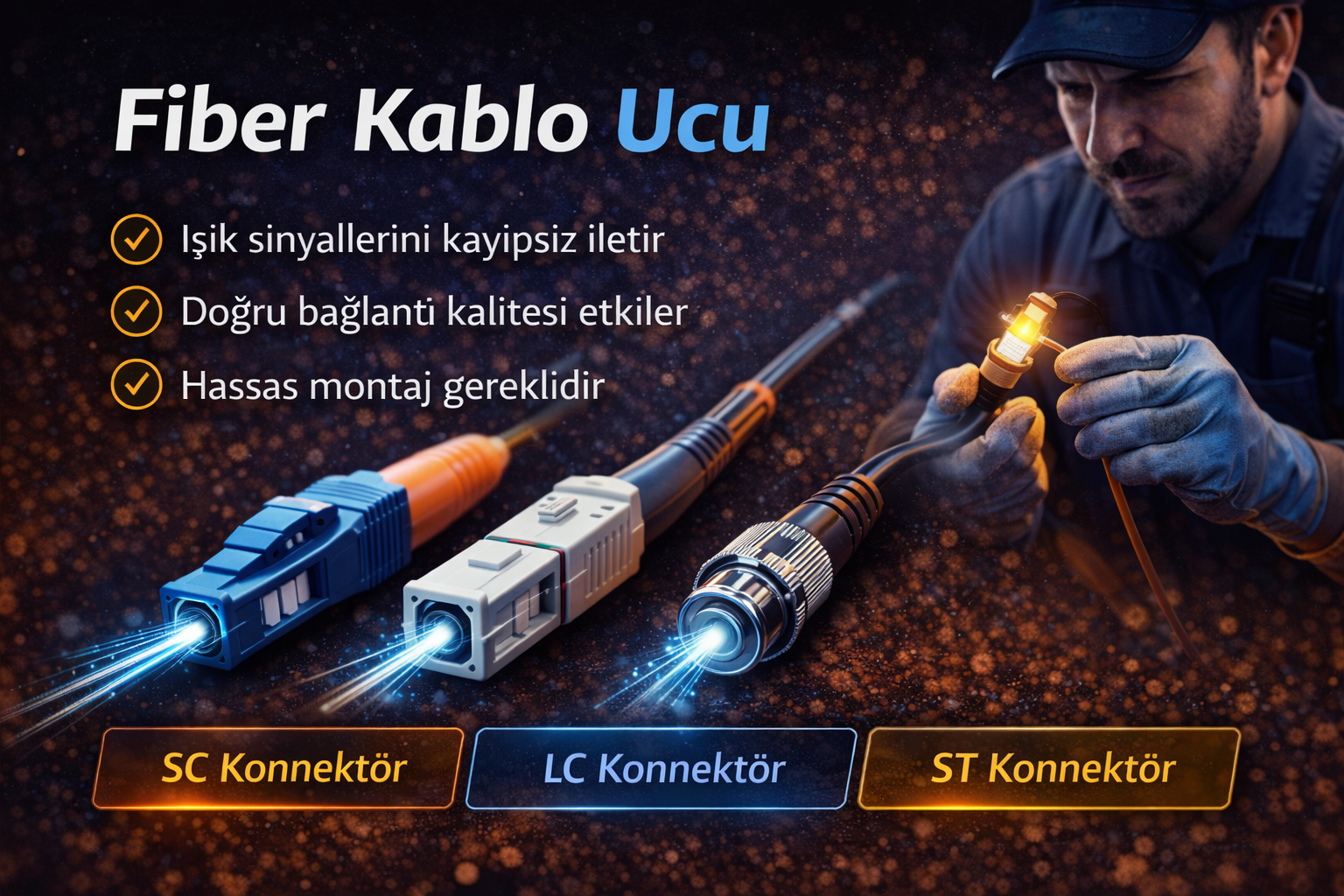 Fiber Kablo Ucu 