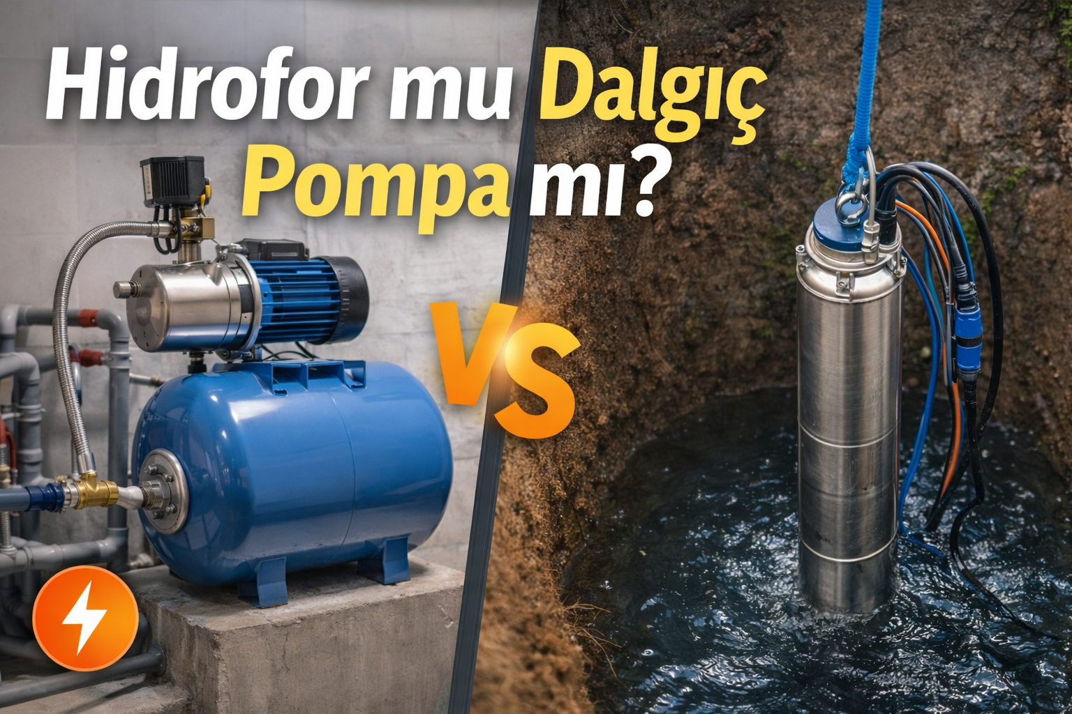 Hidrofor mu Dalgıç Pompa mı?