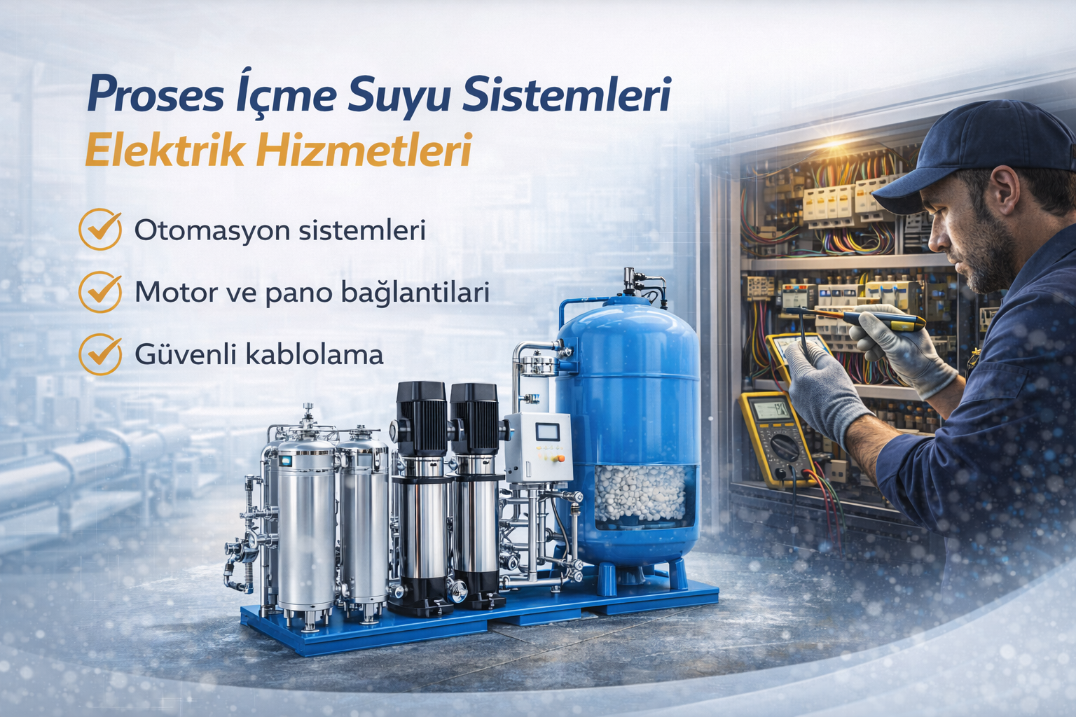 Proses İçme Suyu Sistemleri Elektrik Hizmetleri