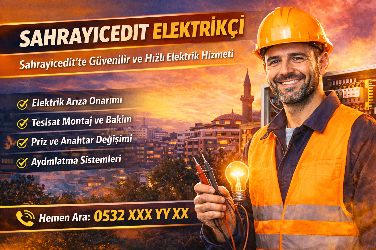 Sahrayıcedit Elektrikçi