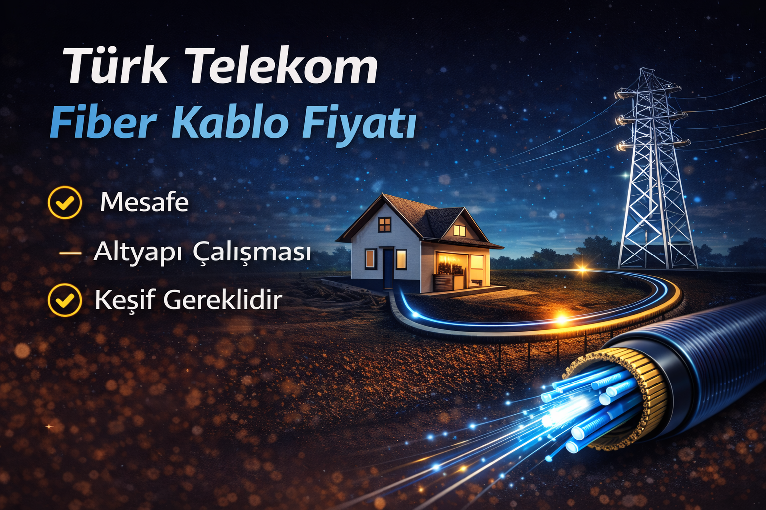 Türk Telekom Fiber Kablo Fiyatı